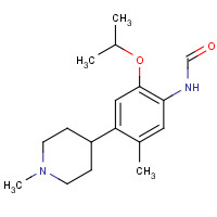 1462951-54-7 N-[5-methyl-4-(1-methylpiperidin-4-yl)-2-propan-2-yloxyphenyl]formamide chemical structure