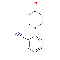 887593-80-8 2-(4-hydroxypiperidin-1-yl)benzonitrile chemical structure