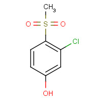 98550-90-4 3-chloro-4-methylsulfonylphenol chemical structure