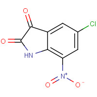 153255-76-6 5-chloro-7-nitro-1H-indole-2,3-dione chemical structure