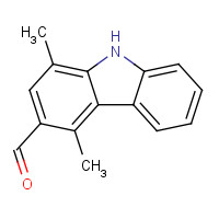 14501-66-7 1,4-dimethyl-9H-carbazole-3-carbaldehyde chemical structure