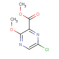 21874-55-5 methyl 6-chloro-3-methoxypyrazine-2-carboxylate chemical structure