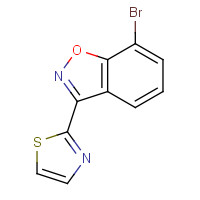 1428881-36-0 7-bromo-3-(1,3-thiazol-2-yl)-1,2-benzoxazole chemical structure