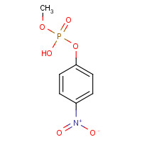 15930-83-3 methyl (4-nitrophenyl) hydrogen phosphate chemical structure