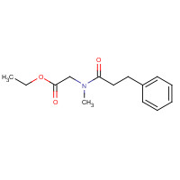 163724-61-6 ethyl 2-[methyl(3-phenylpropanoyl)amino]acetate chemical structure