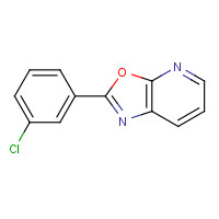 52334-12-0 2-(3-chlorophenyl)-[1,3]oxazolo[5,4-b]pyridine chemical structure