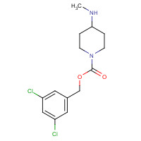 1613513-17-9 (3,5-dichlorophenyl)methyl 4-(methylamino)piperidine-1-carboxylate chemical structure