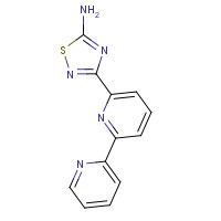 1179362-70-9 3-(6-pyridin-2-ylpyridin-2-yl)-1,2,4-thiadiazol-5-amine chemical structure