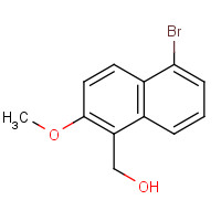1466557-91-4 (5-bromo-2-methoxynaphthalen-1-yl)methanol chemical structure