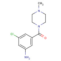 1375799-84-0 (3-amino-5-chlorophenyl)-(4-methylpiperazin-1-yl)methanone chemical structure
