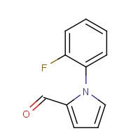 132407-65-9 1-(2-fluorophenyl)pyrrole-2-carbaldehyde chemical structure