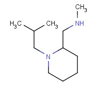 905706-23-2 N-methyl-1-[1-(2-methylpropyl)piperidin-2-yl]methanamine chemical structure