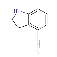 885278-80-8 2,3-dihydro-1H-indole-4-carbonitrile chemical structure