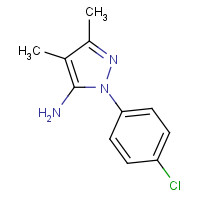 1247184-36-6 2-(4-chlorophenyl)-4,5-dimethylpyrazol-3-amine chemical structure