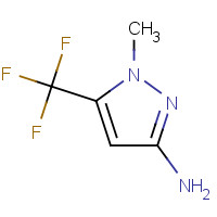 149978-42-7 1-methyl-5-(trifluoromethyl)pyrazol-3-amine chemical structure