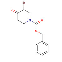 174184-13-5 benzyl 3-bromo-4-oxopiperidine-1-carboxylate chemical structure