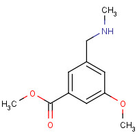1552310-79-8 methyl 3-methoxy-5-(methylaminomethyl)benzoate chemical structure