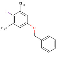 126312-61-6 2-iodo-1,3-dimethyl-5-phenylmethoxybenzene chemical structure
