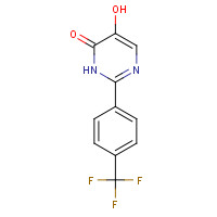 1333240-16-6 5-hydroxy-2-[4-(trifluoromethyl)phenyl]-1H-pyrimidin-6-one chemical structure