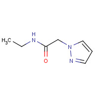 1205076-85-2 N-ethyl-2-pyrazol-1-ylacetamide chemical structure