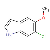 63762-72-1 6-chloro-5-methoxy-1H-indole chemical structure