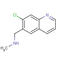 1021526-45-3 1-(7-chloroquinolin-6-yl)-N-methylmethanamine chemical structure