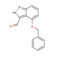 900506-25-4 4-phenylmethoxy-2H-indazole-3-carbaldehyde chemical structure