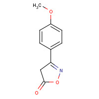 31709-47-4 3-(4-methoxyphenyl)-4H-1,2-oxazol-5-one chemical structure