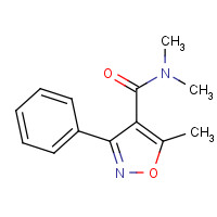 55153-38-3 N,N,5-trimethyl-3-phenyl-1,2-oxazole-4-carboxamide chemical structure