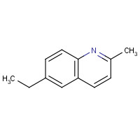 75403-23-5 6-ethyl-2-methylquinoline chemical structure