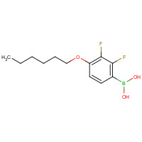 121219-20-3 (2,3-difluoro-4-hexoxyphenyl)boronic acid chemical structure