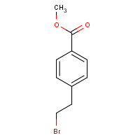 136333-97-6 methyl 4-(2-bromoethyl)benzoate chemical structure