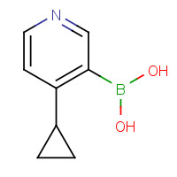 1428882-23-8 (4-cyclopropylpyridin-3-yl)boronic acid chemical structure