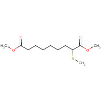 59768-17-1 dimethyl 2-methylsulfanylnonanedioate chemical structure