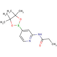 1285530-34-8 N-[4-(4,4,5,5-tetramethyl-1,3,2-dioxaborolan-2-yl)pyridin-2-yl]propanamide chemical structure