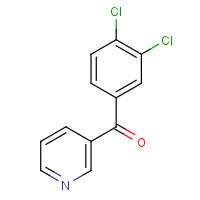 62247-03-4 (3,4-dichlorophenyl)-pyridin-3-ylmethanone chemical structure