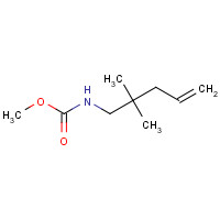 114445-36-2 methyl N-(2,2-dimethylpent-4-enyl)carbamate chemical structure