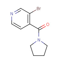 1357094-61-1 (3-bromopyridin-4-yl)-pyrrolidin-1-ylmethanone chemical structure
