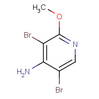 1393563-12-6 3,5-dibromo-2-methoxypyridin-4-amine chemical structure