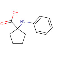 6636-94-8 1-anilinocyclopentane-1-carboxylic acid chemical structure