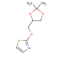 39832-49-0 2-[(2,2-dimethyl-1,3-dioxolan-4-yl)methoxy]-1,3-thiazole chemical structure