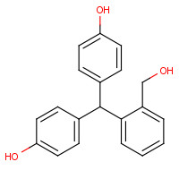 81-92-5 4-[[2-(hydroxymethyl)phenyl]-(4-hydroxyphenyl)methyl]phenol chemical structure