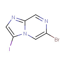 1245644-42-1 6-bromo-3-iodoimidazo[1,2-a]pyrazine chemical structure