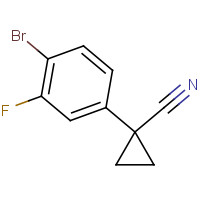 749269-73-6 1-(4-bromo-3-fluorophenyl)cyclopropane-1-carbonitrile chemical structure