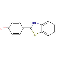 6265-55-0 4-(3H-1,3-benzothiazol-2-ylidene)cyclohexa-2,5-dien-1-one chemical structure