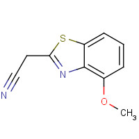 157764-02-8 2-(4-methoxy-1,3-benzothiazol-2-yl)acetonitrile chemical structure