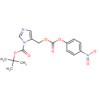 1401248-97-2 tert-butyl 5-[(4-nitrophenoxy)carbonyloxymethyl]imidazole-1-carboxylate chemical structure