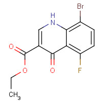 1000815-27-9 ethyl 8-bromo-5-fluoro-4-oxo-1H-quinoline-3-carboxylate chemical structure