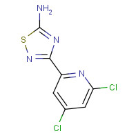 1179361-45-5 3-(4,6-dichloropyridin-2-yl)-1,2,4-thiadiazol-5-amine chemical structure