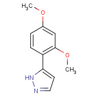 150433-17-3 5-(2,4-dimethoxyphenyl)-1H-pyrazole chemical structure